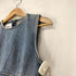 ザラ ZARA デニムノースリーブワンピース レディース import:M